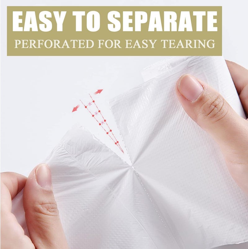 BENEVAL Small Trash Bags 4 Gallon - 100 Count 4 Gallon Trash Bag, Small Garbage Bags for Office Bedroom Bathroom Trash Bags, White 4 Gal Small Trash Can Liners - Image 5